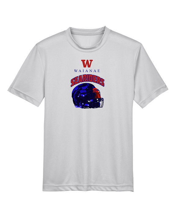 Waianae HS Football Helmet - Youth Performance Shirt