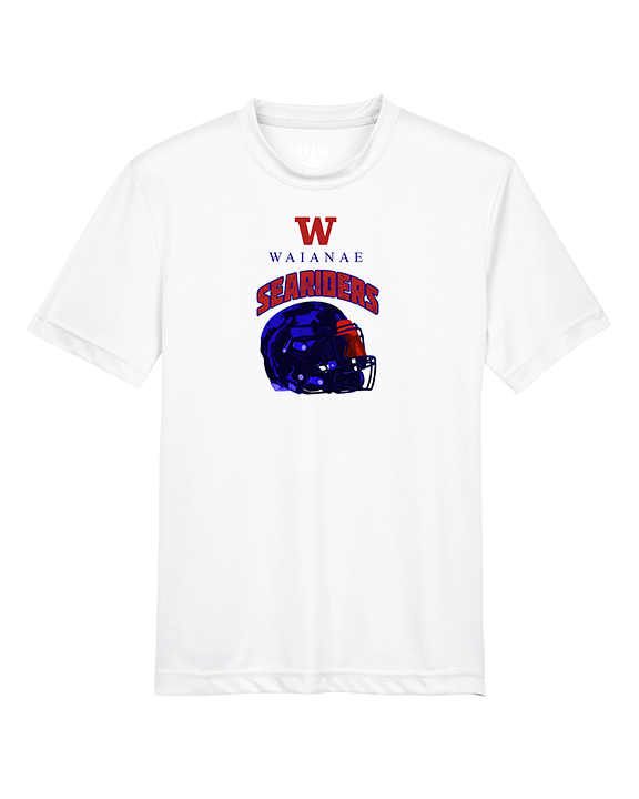 Waianae HS Football Helmet - Youth Performance Shirt