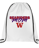 Waianae HS Football Mom - Drawstring Bag