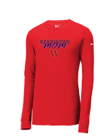 Waianae HS Football Mom - Mens Nike Longsleeve