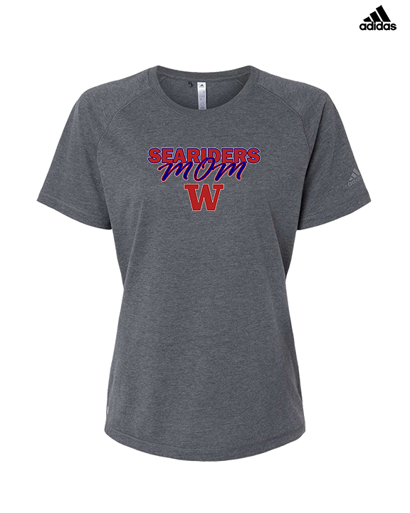 Waianae HS Football Mom - Womens Adidas Performance Shirt