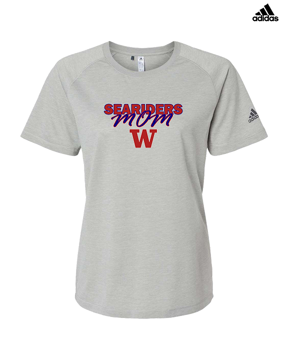 Waianae HS Football Mom - Womens Adidas Performance Shirt