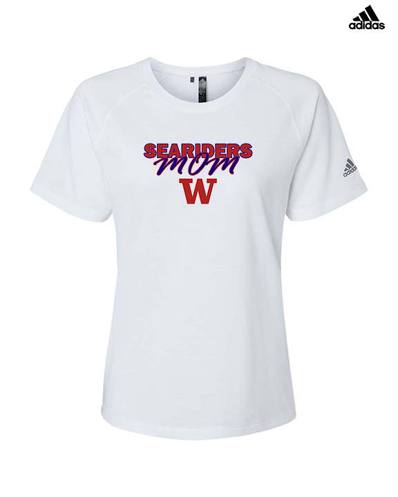 Waianae HS Football Mom - Womens Adidas Performance Shirt