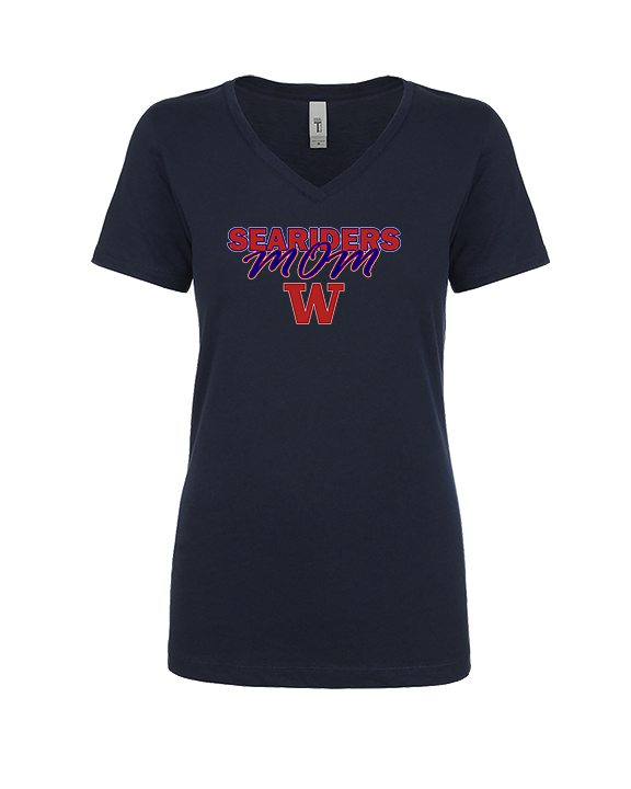 Waianae HS Football Mom - Womens Vneck
