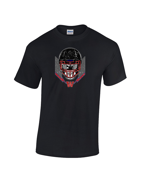 Waianae HS Football Skull Crusher - Cotton T-Shirt