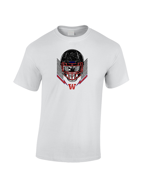 Waianae HS Football Skull Crusher - Cotton T-Shirt
