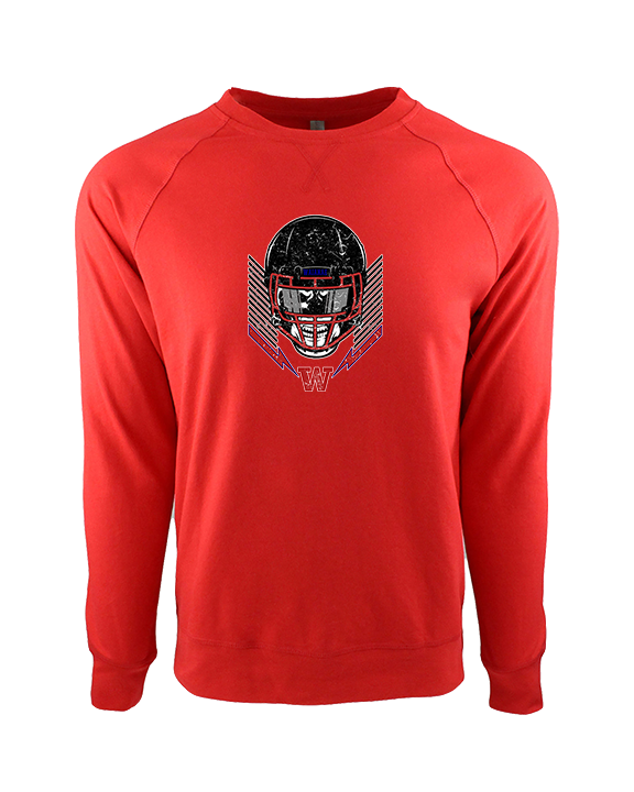 Waianae HS Football Skull Crusher - Crewneck Sweatshirt