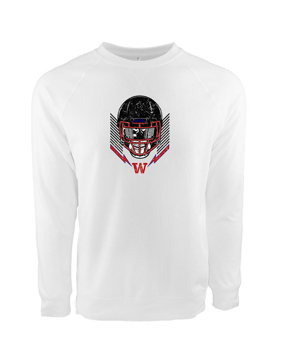 Waianae HS Football Skull Crusher - Crewneck Sweatshirt