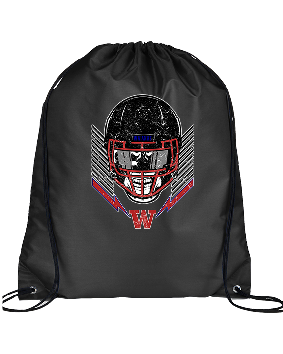 Waianae HS Football Skull Crusher - Drawstring Bag