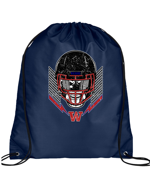 Waianae HS Football Skull Crusher - Drawstring Bag