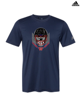 Waianae HS Football Skull Crusher - Mens Adidas Performance Shirt