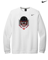 Waianae HS Football Skull Crusher - Mens Nike Crewneck