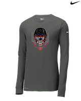 Waianae HS Football Skull Crusher - Mens Nike Longsleeve