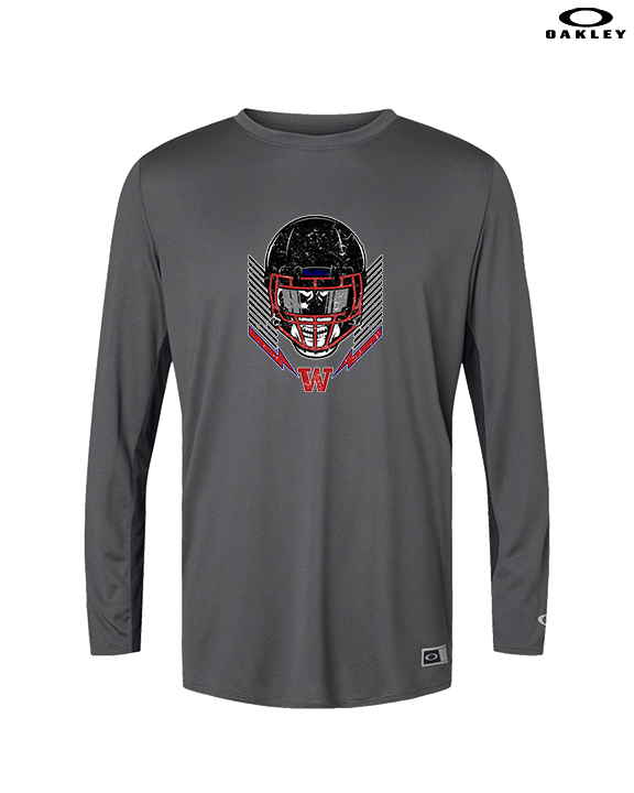 Waianae HS Football Skull Crusher - Mens Oakley Longsleeve