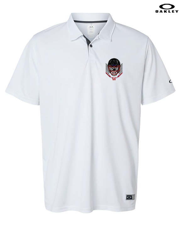 Waianae HS Football Skull Crusher - Mens Oakley Polo