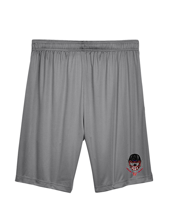 Waianae HS Football Skull Crusher - Mens Training Shorts with Pockets