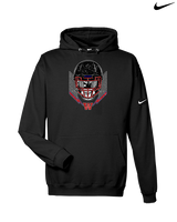 Waianae HS Football Skull Crusher - Nike Club Fleece Hoodie