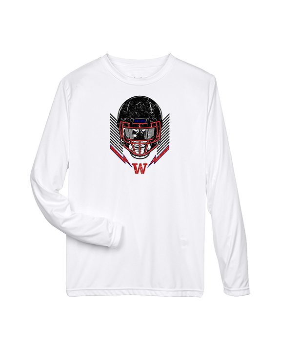 Waianae HS Football Skull Crusher - Performance Longsleeve