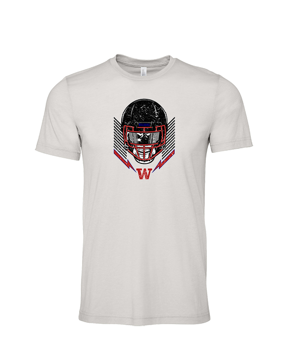 Waianae HS Football Skull Crusher - Tri-Blend Shirt