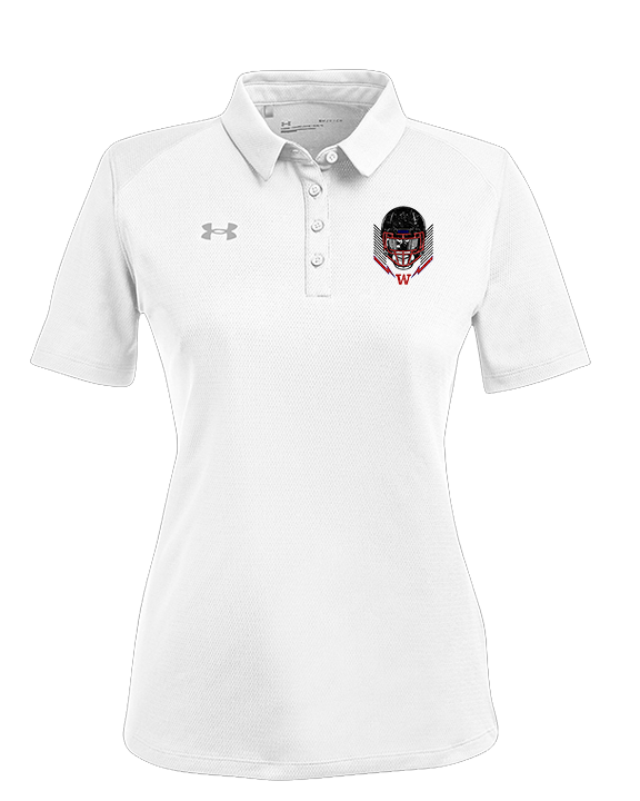 Waianae HS Football Skull Crusher - Under Armour Ladies Tech Polo