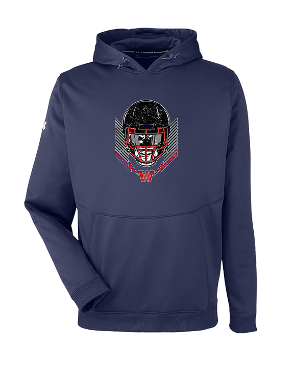 Waianae HS Football Skull Crusher - Under Armour Mens Storm Fleece