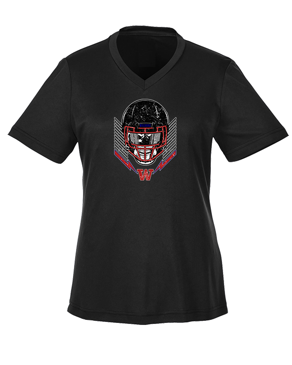 Waianae HS Football Skull Crusher - Womens Performance Shirt