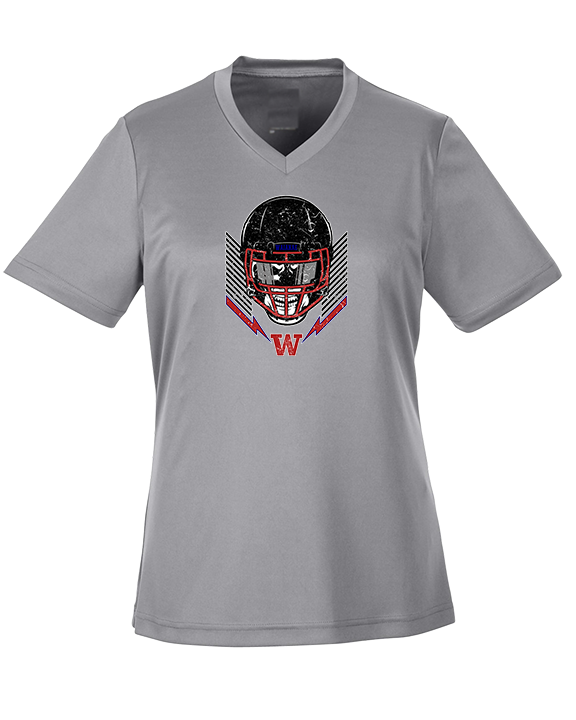 Waianae HS Football Skull Crusher - Womens Performance Shirt