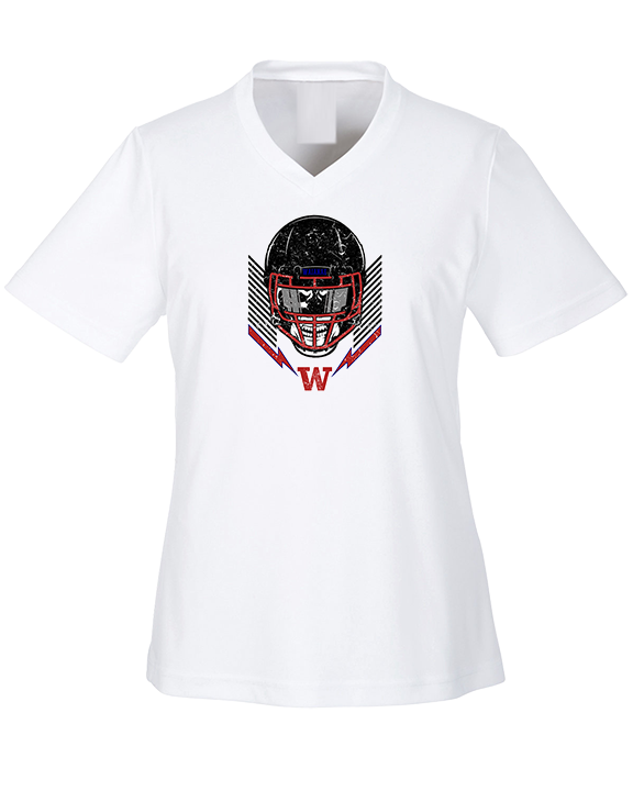 Waianae HS Football Skull Crusher - Womens Performance Shirt
