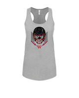 Waianae HS Football Skull Crusher - Womens Tank Top