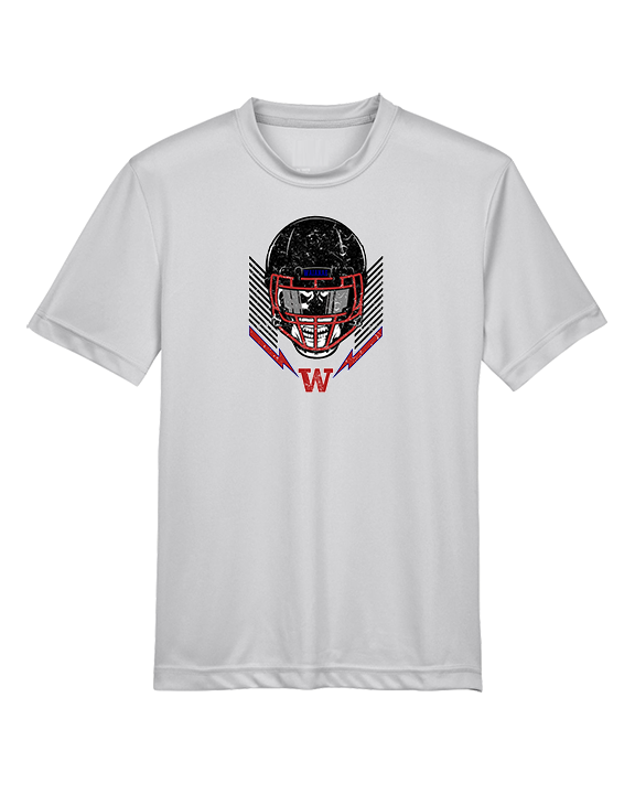 Waianae HS Football Skull Crusher - Youth Performance Shirt