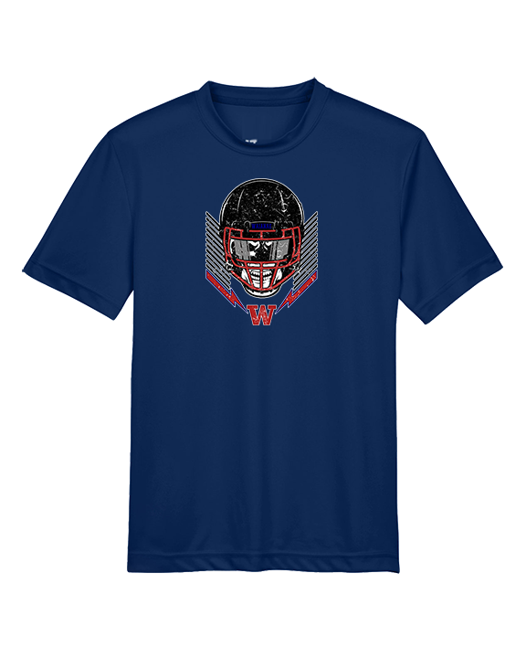 Waianae HS Football Skull Crusher - Youth Performance Shirt