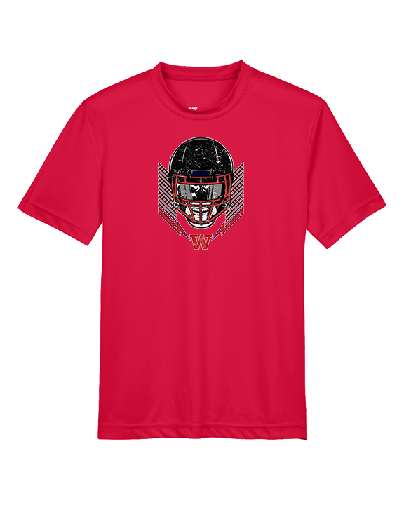 Waianae HS Football Skull Crusher - Youth Performance Shirt
