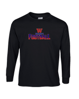 Waianae HS Football Splatter - Cotton Longsleeve