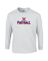 Waianae HS Football Splatter - Cotton Longsleeve