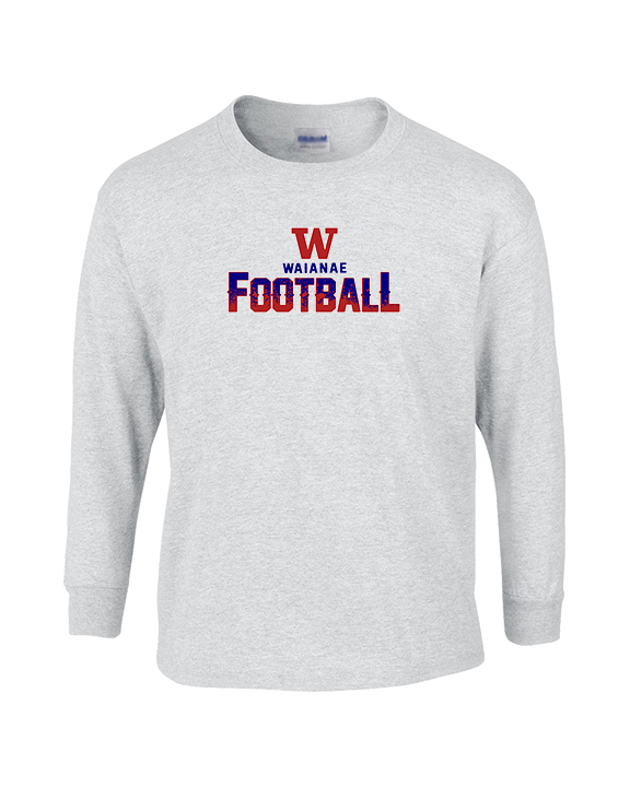 Waianae HS Football Splatter - Cotton Longsleeve