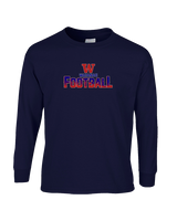 Waianae HS Football Splatter - Cotton Longsleeve