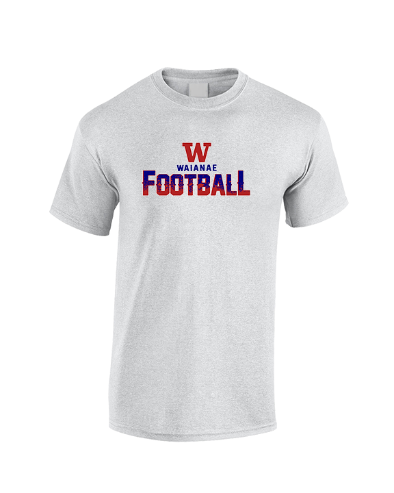 Waianae HS Football Splatter - Cotton T-Shirt