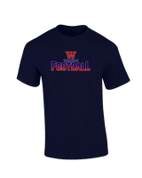 Waianae HS Football Splatter - Cotton T-Shirt