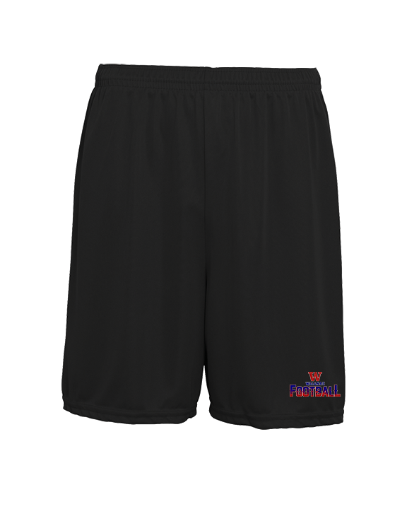 Waianae HS Football Splatter - Mens 7inch Training Shorts