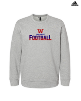 Waianae HS Football Splatter - Mens Adidas Crewneck