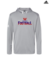 Waianae HS Football Splatter - Mens Adidas Hoodie