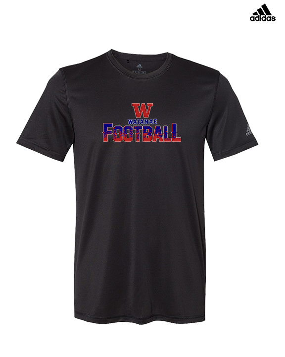 Waianae HS Football Splatter - Mens Adidas Performance Shirt