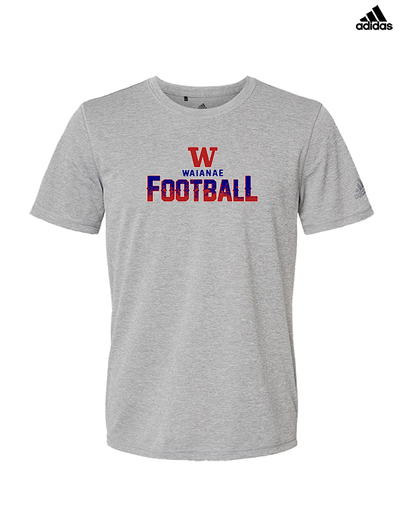 Waianae HS Football Splatter - Mens Adidas Performance Shirt
