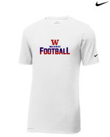 Waianae HS Football Splatter - Mens Nike Cotton Poly Tee