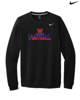 Waianae HS Football Splatter - Mens Nike Crewneck