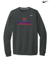 Waianae HS Football Splatter - Mens Nike Crewneck