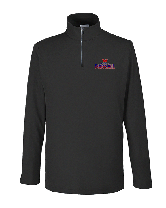 Waianae HS Football Splatter - Mens Quarter Zip