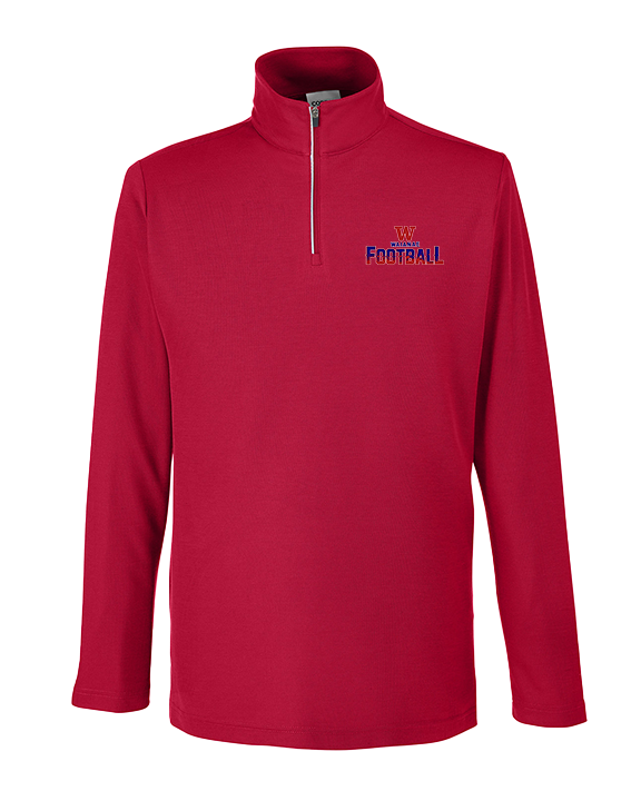 Waianae HS Football Splatter - Mens Quarter Zip