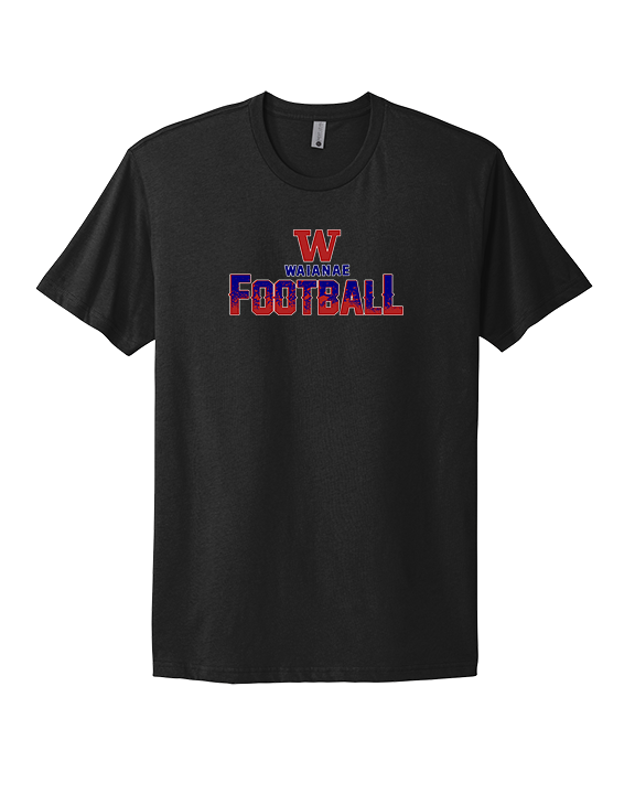 Waianae HS Football Splatter - Mens Select Cotton T-Shirt