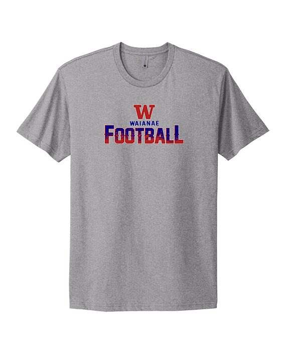 Waianae HS Football Splatter - Mens Select Cotton T-Shirt